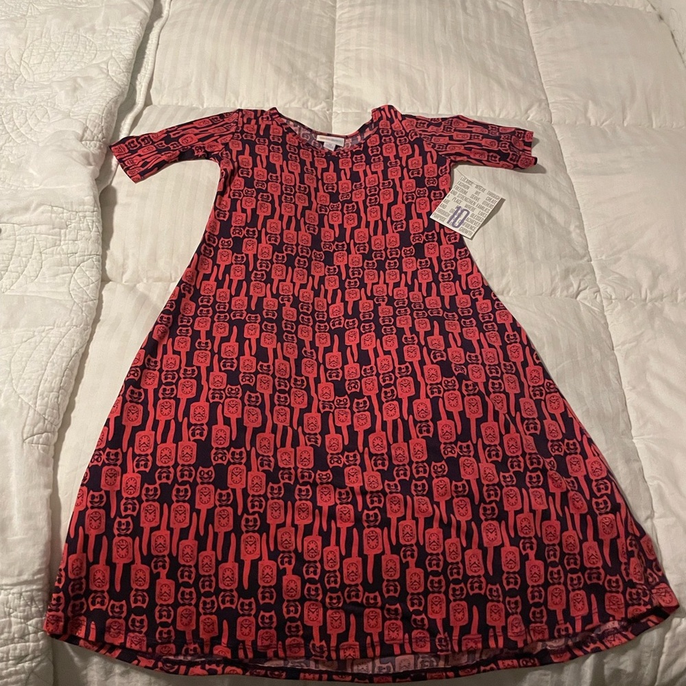 LuLaRoe girls 10 Adeline dress